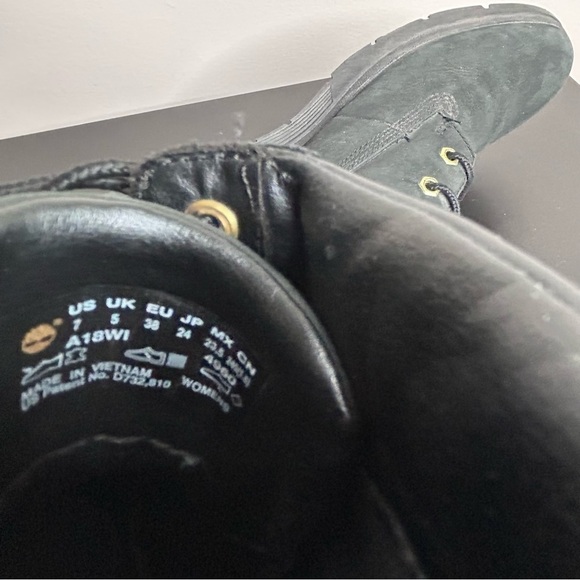 Timberlands Killington 6"  Soft Lace Up Leather Boot Low Rise Black Size 7 - Picture 9 of 12